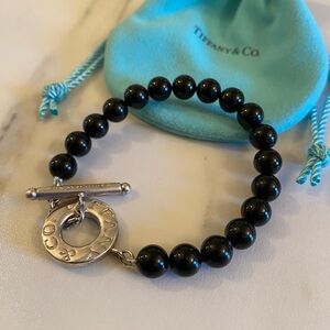 100 % Authentic Tiffany & Co Beads Toggle Bracelet